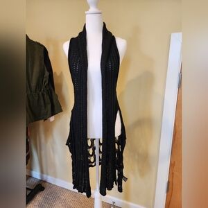 BCBGMaxazria Crochet vest